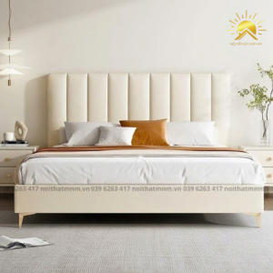Giường bọc da cao cấp basic