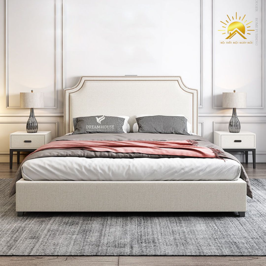 Giường Bọc Da Basic 03