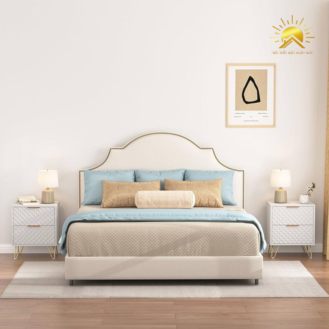 Giường Bọc Da Basic 02