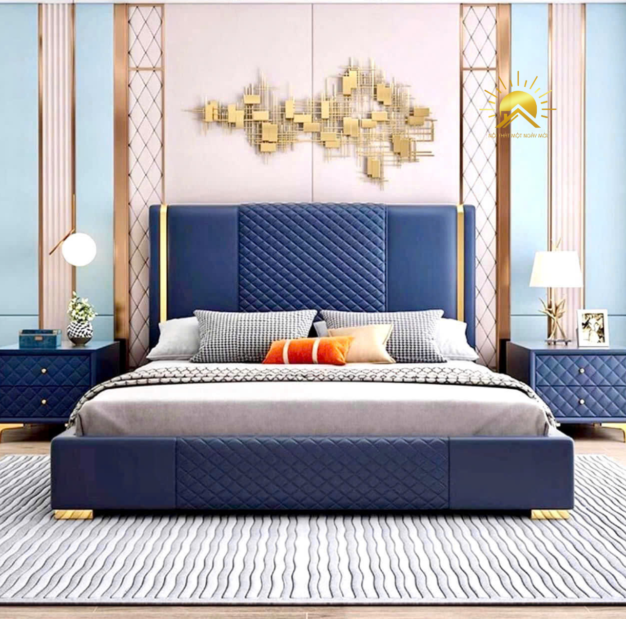 Giường Ocean Deep Bọc Da