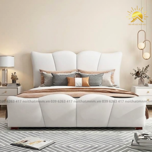 Giường Bọc Da Cao Cấp Cánh Tiên MNM110