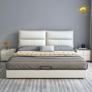 Giường Bọc Da Cao Cấp Cloud Dream MNM125