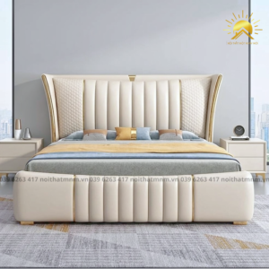 Giường Bọc Da Cao Cấp Vương Giả MNM126
